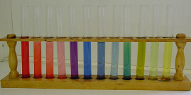 Les différentes colorations du jus de chou rouge selon le pH